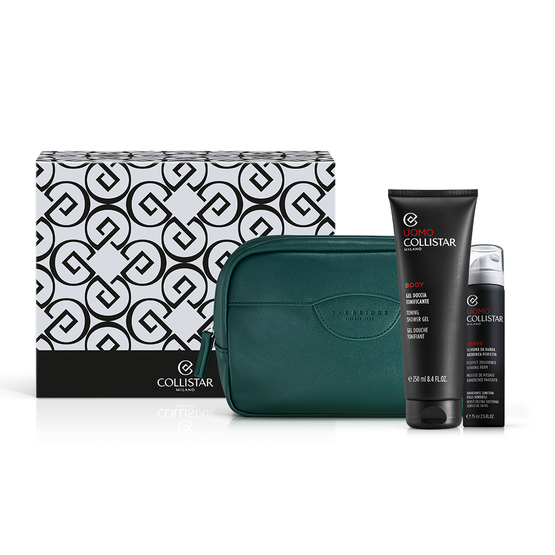 8015150004985.jpg COLLISTAR SET MAN SHOWER GEL+SHAVING MOUSSE+MAN BAG - Image 1