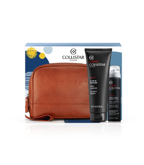 COLLISTAR SET TONING SHOWER GEL 250 ML + PERFECT ADHERENCE SHAVING FOAM 75ML