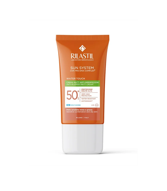 RILASTIL SUN SYSTEM WATER TOUCH SPF 50 ANTI-BLEMISH MATT CREAM 50 ML