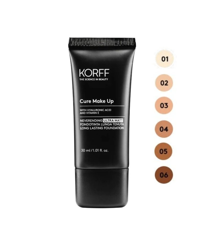 KORFF Cure Make Up Neverending Ultra Matt Long Lasting Foundation SPF30 30 ml