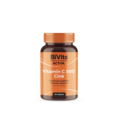 Bivits Vitamin C 500 cink a60