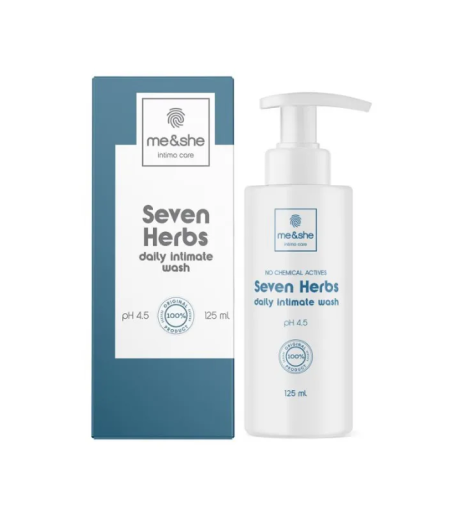 Me & She Seven Herbs daily intimate wash 125 ml
