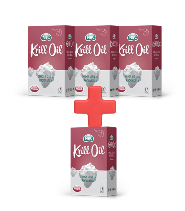 NBL Krill Oil 3+1 gratis