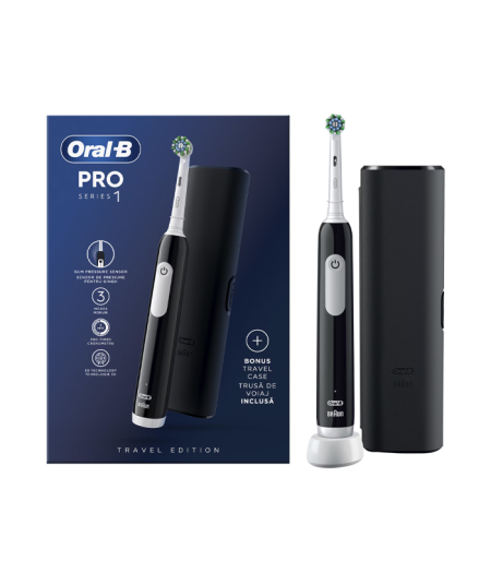 Oral-B Električna četkica Pro Series 1 Black Travel Edition