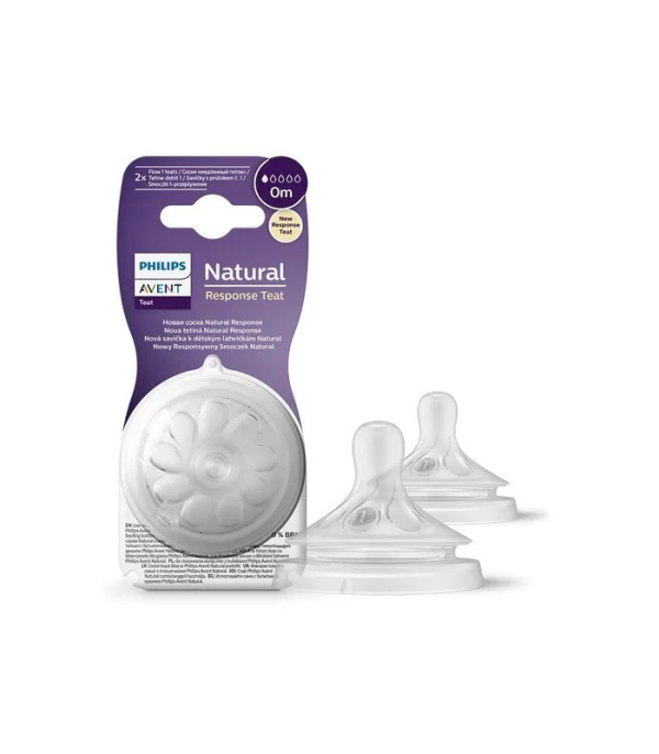 AVENT SILIKONSKI SISAC RESPONS NATURAL 0+ 1KAP