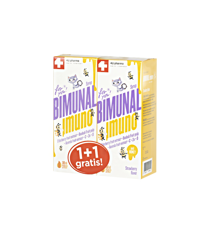 Bimunal Imuno sirup 300ml 1+1 PROMO