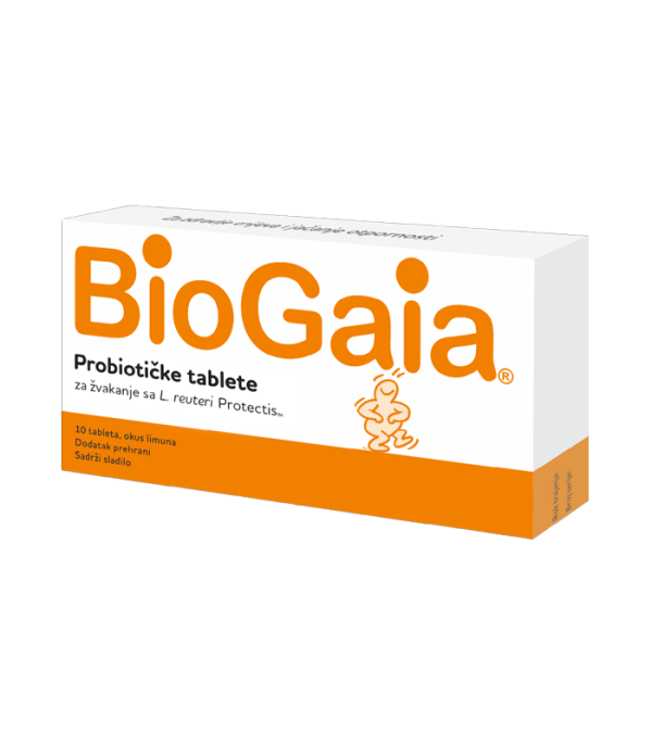 BioGaia Protectis Tablete za žvakanje sa vitaminom D - sa okusom narandže