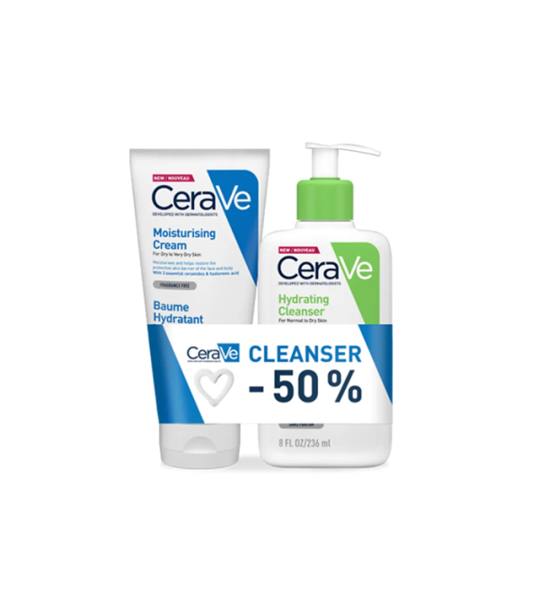 Cerave hidratantni cleanser + hidratantna krema