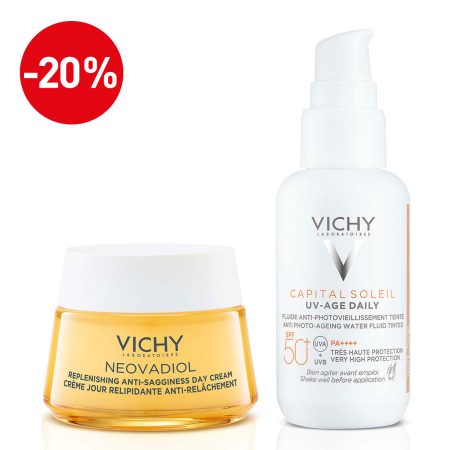Vichy NEOVADIOL Protokol za gustoću i punoću kože u postmenopauzi (dnevna njega i zaštita od sunca)