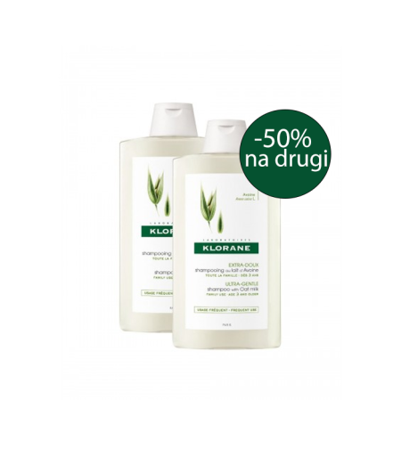 KLORANE DUO ZOB ŠAMPON 400 ML -50% NA DRUGI
