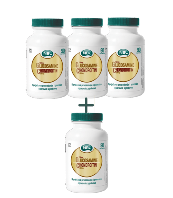 NBL Glucosamin Chondroitin 3+1 gratis