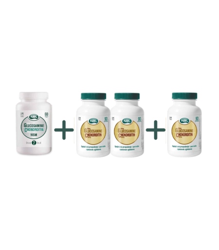 NBL glucosamine chondroitin MSM 1x + NBL Glucosamin Chondroitin 2x i 1 NBL GLucosamin Chondroitin gratis