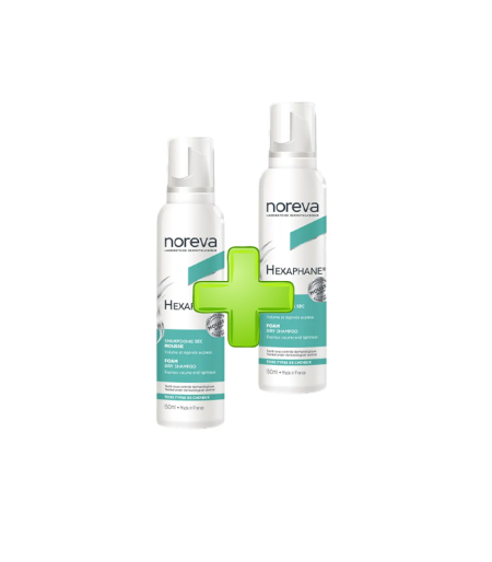 Noreva HEXAPHANE Šampon pjena za suho pranje kose 150 ml 1+1 Gratis