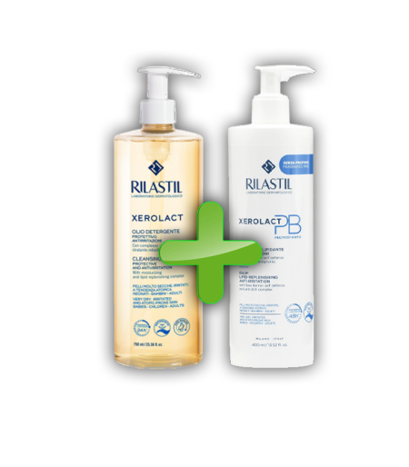 Rilastil Xerolact ulje 750ml + Rilastil Xerolact PB balsam 400ml