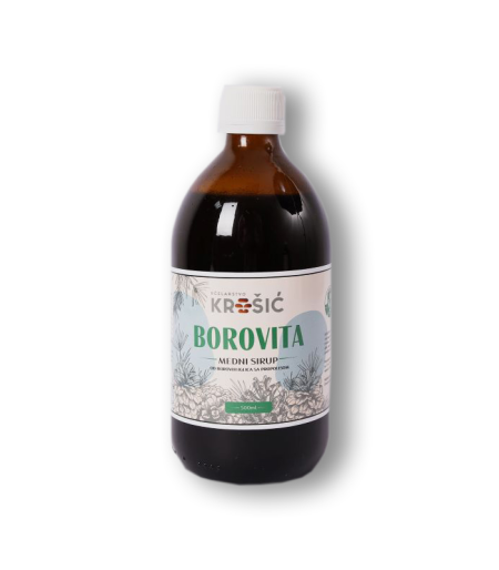 Krešić Medni sirup Borovita 500ml