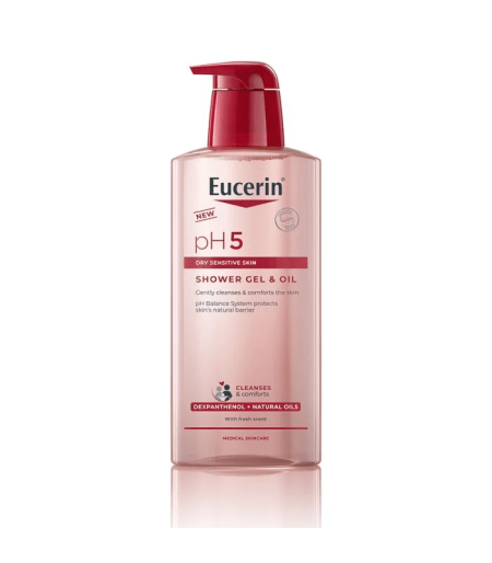 Eucerin pH5 gel i ulje za tuširanje, 400ml