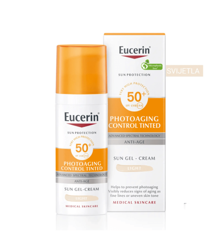 Eucerin Sun Photoaging Control tonirana krema SPF50+ Light – svijetla 50 ml