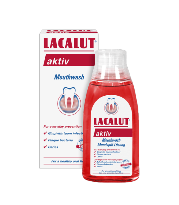 Lacalut Aktiv otopina za ispiranje usne šupljine 300ml