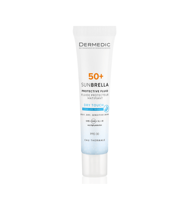 DERMEDIC SUNBRELLA DRY TOUCH PROTECTIVE FLUID SPF 50+ PPD 30, 40 ML