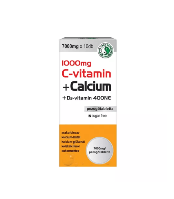 Dr Chen Vitamin C + Kalcij + D3 400 a10 sumece tablete