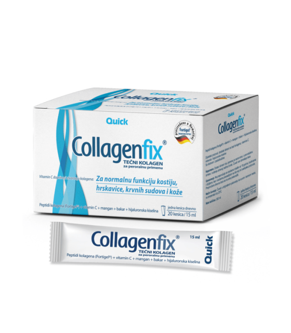 COLLAGENFIX, tečni kolagen za peroralnu primenu, 20 kesica