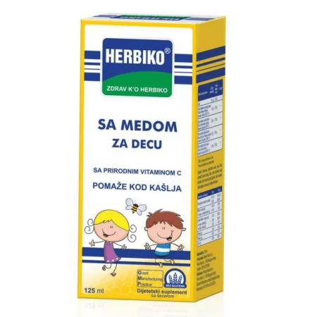 HERBIKO SIRUP ZA DJECU SA MEDOM 125ML