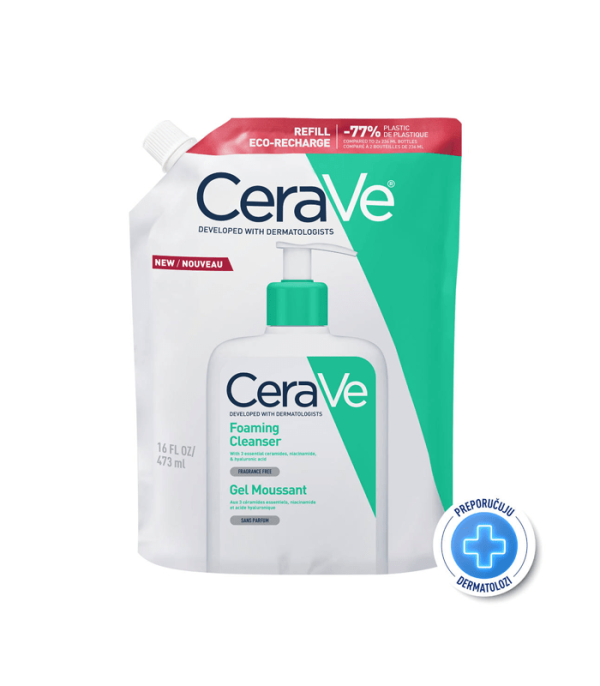 Cerave pjenušavi gel za čišćenje 473ml refill
