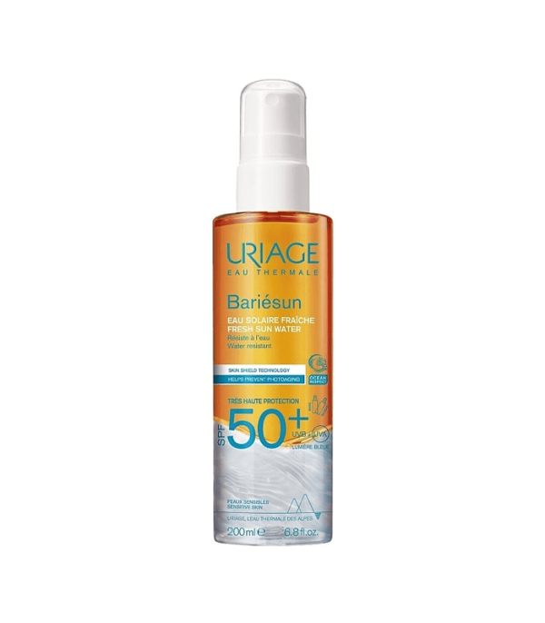 Uriage bariesun fresh sun water spf 50+, 200 ml