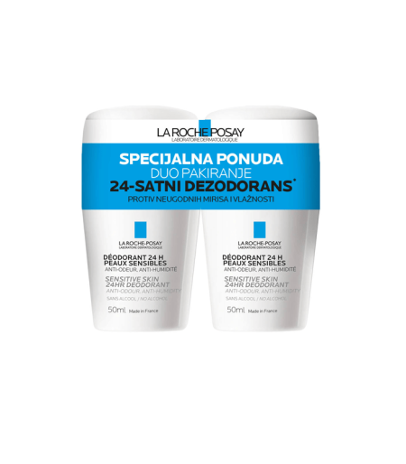 LA ROCHE POSAY DEODORANT 24H BEZ NEUGODNIH MIRISA DUO PACK