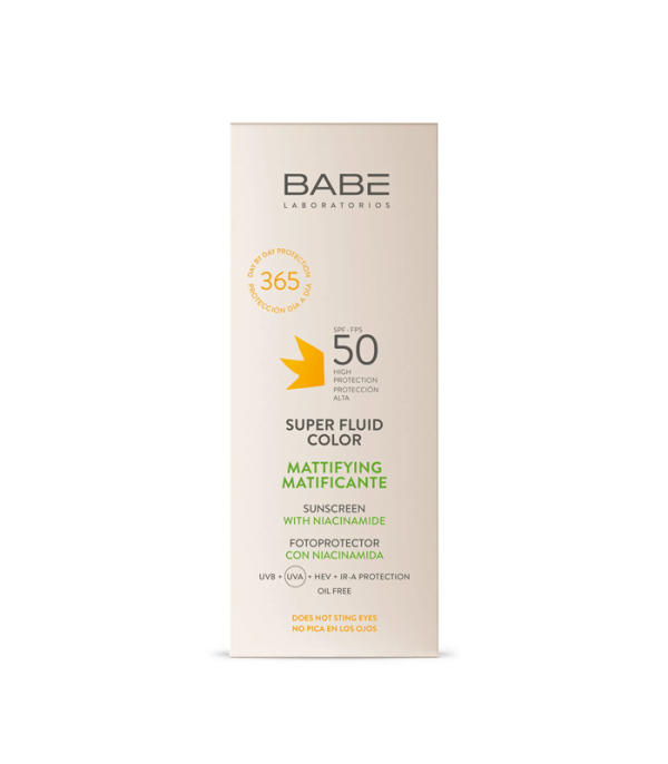 LABORATORIOS BABÉ Sun super fluid color matificante SPF 50 50ml