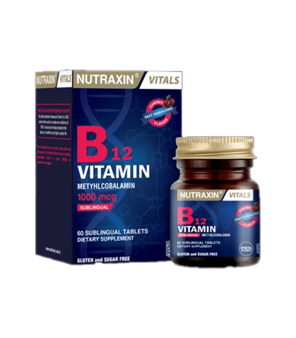Nutraxin vitamin B12 1000 mcg 60 sublingualnih tableta
