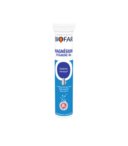 Biofar Magnezij + Vitamin B6, 20 šumećih tableta