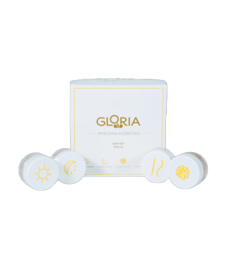 GLORIA MINI SET ZLATNE KOLEKCIJE SMILJE