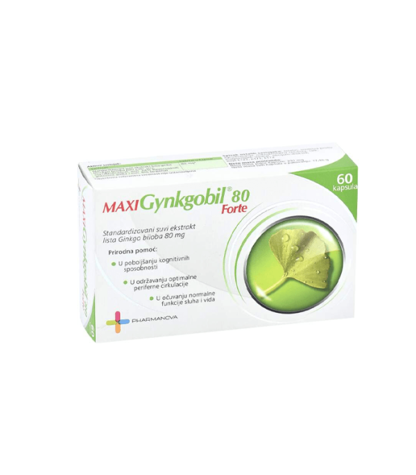 Gynkobil maxi forte 80 mg 60 kapsula
