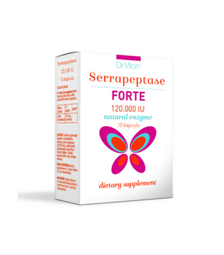 Dr Viton Serrapeptase Forte 120.000 IU 10 kapsula