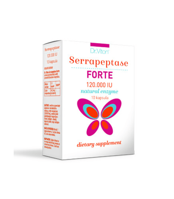 Dr Viton Serrapeptase Forte 120.000 IU 10 kapsula