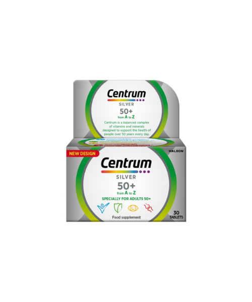 CENTRUM A-Z Silver 50+ tablete A 30 kom
