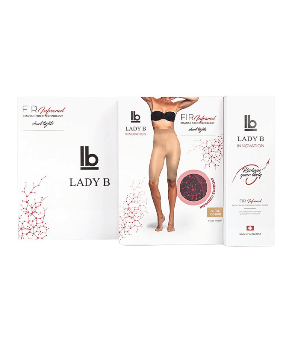 FIR LADY B KOMPLET 2 DIJELA SORC NUDE S-M +  BODY KREMA 200 ML