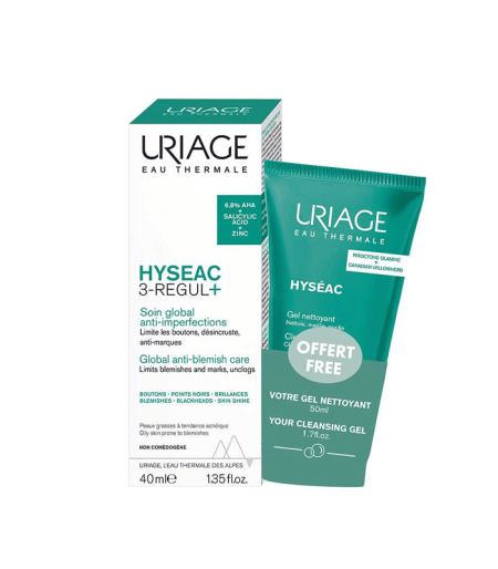 URIAGE Hyseac 3-Regul + Cleansing Gel Pack