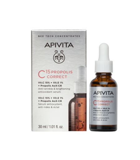 APIVITA C15 PROPOLIS CURRECT SERUM SA VITAMINOM C 30ML