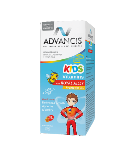Advancis Kids Sirup za imunitet i apetit 150ml, sadrži matičnu mliječ i prebiotike