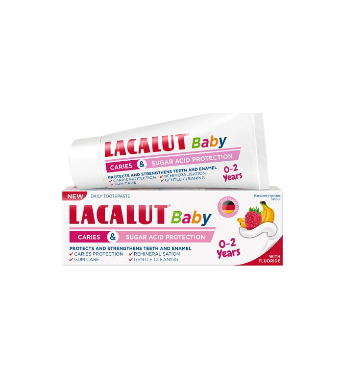Lacalut baby 0-2 Dječija zubna pasta za zaštitu od karijesa i šećerne kiseline