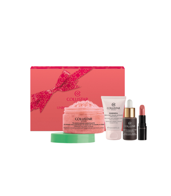 Collistar Gift Set Mini Pure lipsticks (mini lipstic 102+magic drops 10 ml+rigenera cream 15ml+tal.scrub 70gr)