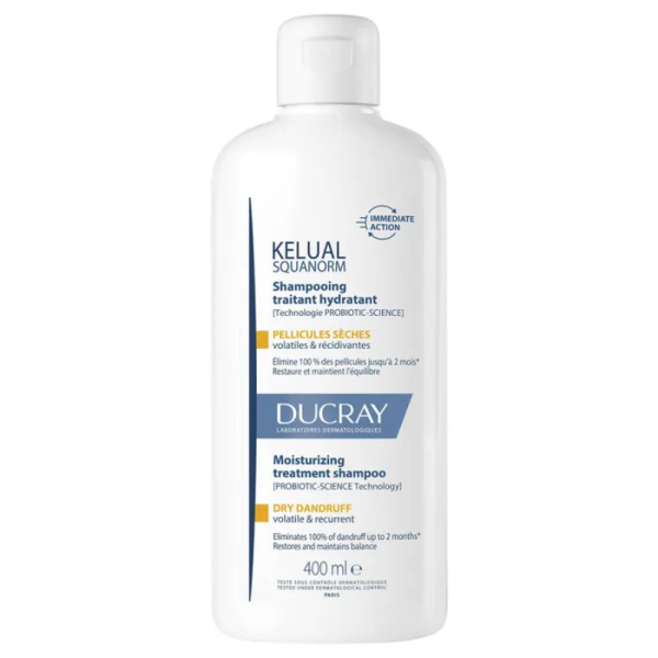 DUCRAY KELUAL SQUANORM ŠAMPON ZA SUHU PERUT 400ML