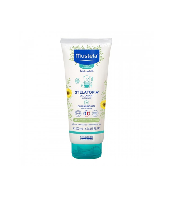 Mustela stelatopia gel za tusiranje 200 ml