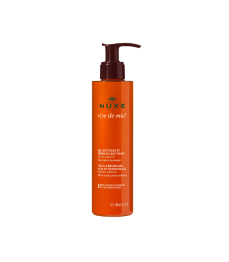 NUXE Rêve de Miel Gel za čišćenje lica i uklanjanje šminke 200 ml