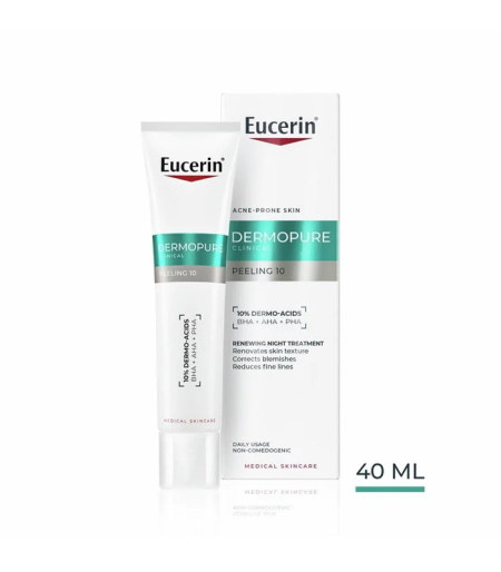 Eucerin Dermopure Clinical Peeling 10 noćna krema 40 ml