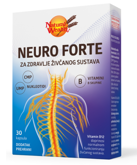 Natural Wealth Neuro Forte kapsule za normalnu finkciju živčanog sustava A30