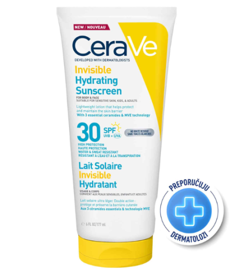 CeraVe nevidljivo mlijeko za zaštitu od sunca SPF30 177 ml