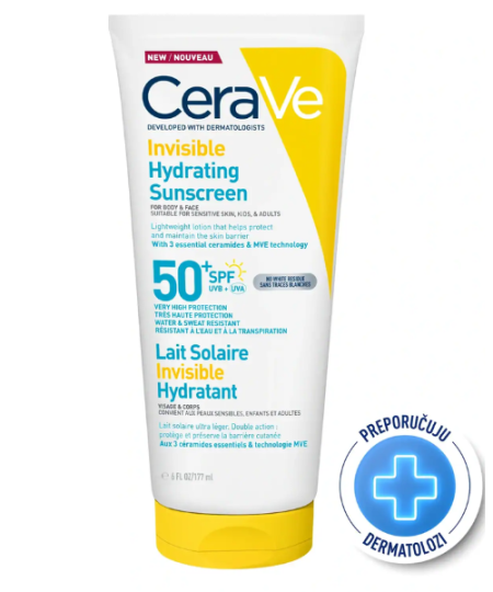 CeraVe Nevidljivo mlijeko za zaštitu od sunca SPF50+ 75 ml